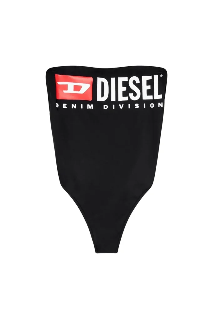 cecilia-d-core Diesel Denim Division logolu straplez mayo