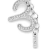 charm aries Yapay elmaslı metal Koç burcu charm