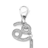 charm cancer Rhinestones ile Metal Cancer charm