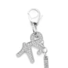 charm capricorn Rhinestones ile Metal Oğlak burcu charm