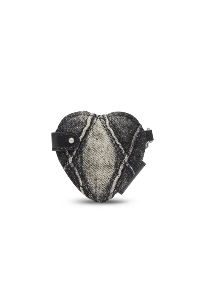 Charm-D ayna Argyle kapitone denim ayna charm