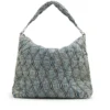 charm-d hobo Argyle kapitone denim Charm-D-Large hobo çanta