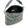 charm-d hobo Argyle kapitone denim Charm-D-Large hobo çanta