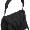 charm-d omuz çantası Charm-D M-Omuz çantası, kapitone naylon