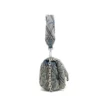 charm-d omuz çantası Charm-D S-Küçük kapitone denim el çantası
