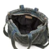 charm-d shopper Argyle kapitone denim Charm-D-Tote çanta