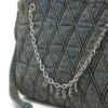 charm-d shopper Argyle kapitone denim Charm-D-Tote çanta