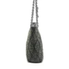 charm-d shopper m Charm-D-Tote çanta, kapitone denim