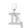 charm gemini Rhinestones ile Metal İkizler burcu charm