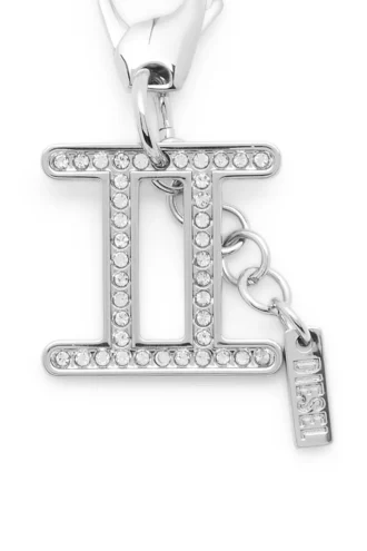 charm gemini Rhinestones ile Metal İkizler burcu charm