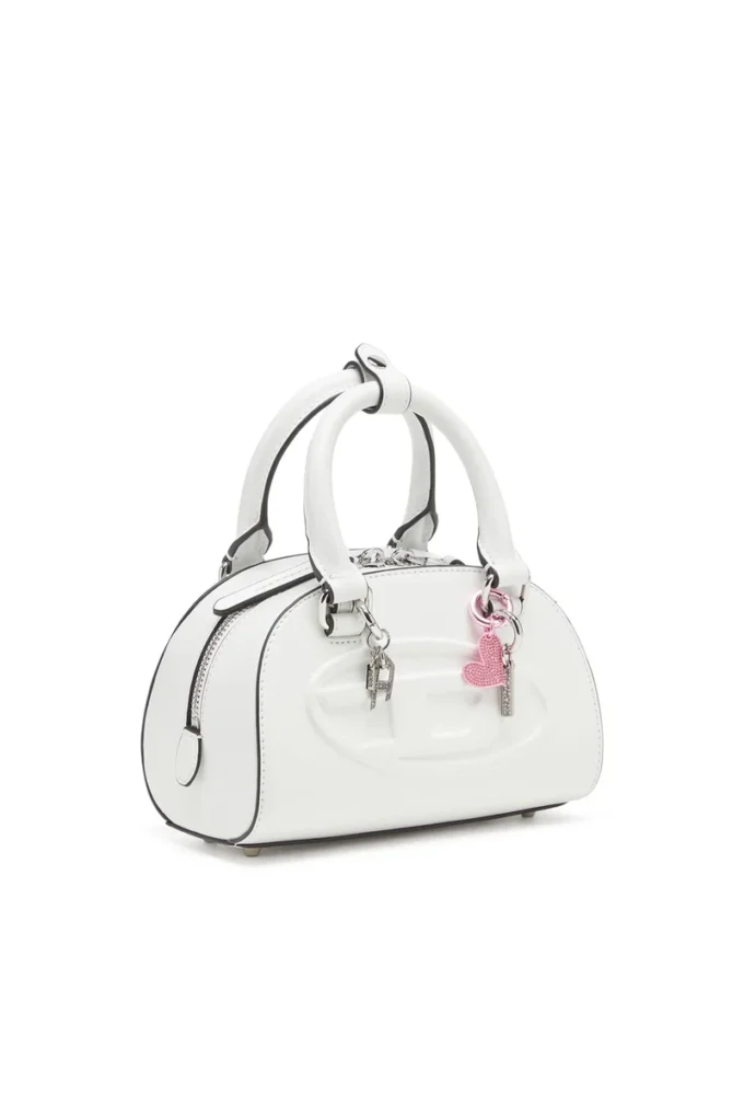 charm-heart Yapay elmaslı metal kalp charm