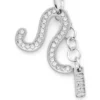 charm leo Rhinestones ile Metal Leo charm