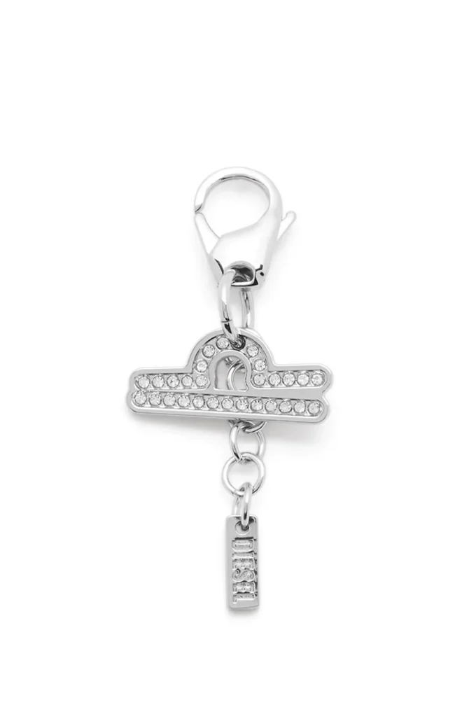 charm libra Rhinestones ile Metal Terazi burcu charm