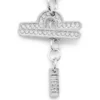 charm libra Rhinestones ile Metal Terazi burcu charm