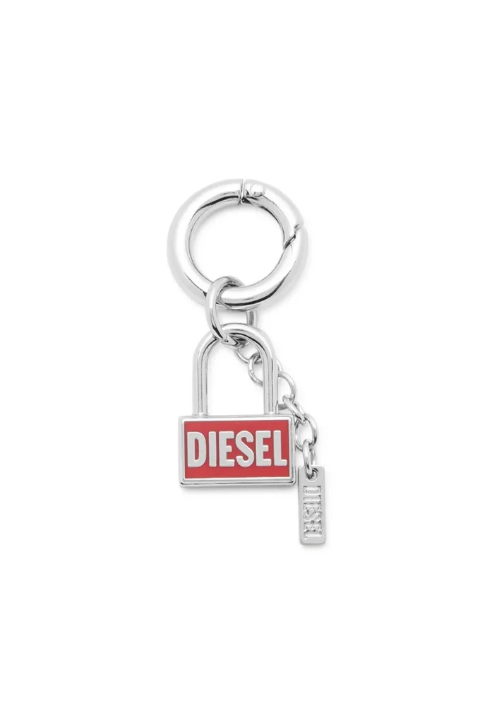 charm-lock Asma kilit tasarımlı metal anahtarlık charm