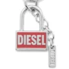 charm-lock Asma kilit tasarımlı metal anahtarlık charm
