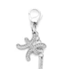 charm pisces Rhinestones ile Metal Balık burcu charm
