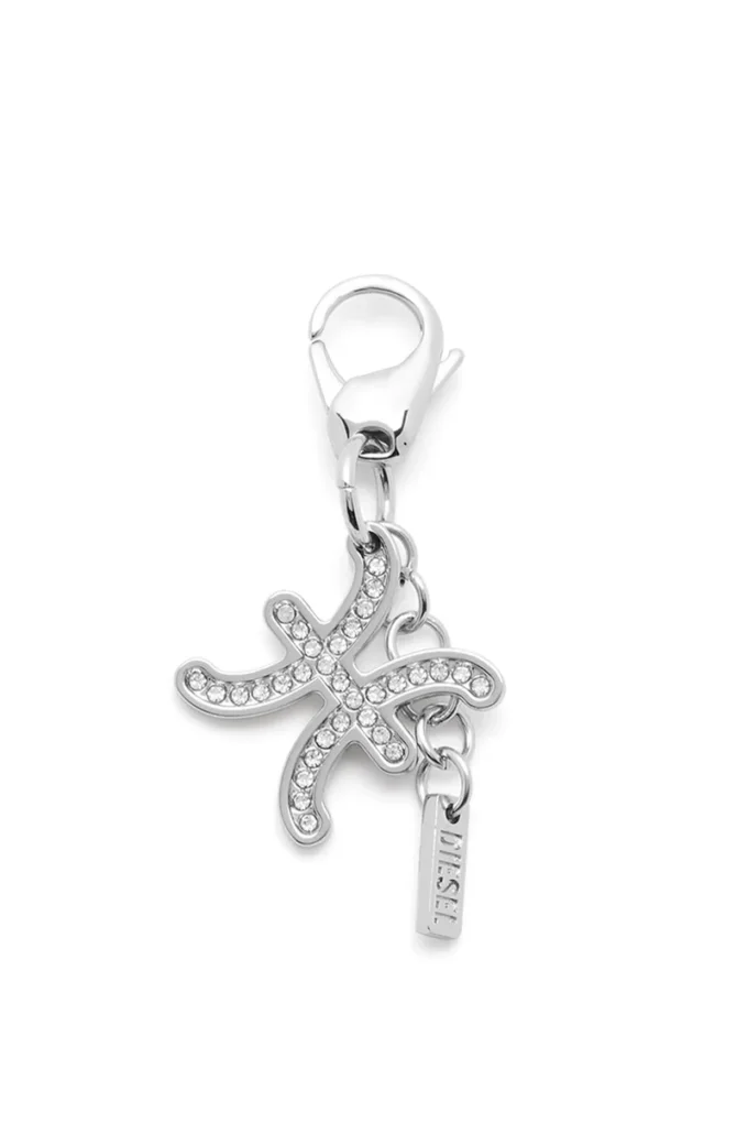 charm pisces Rhinestones ile Metal Balık burcu charm