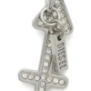 charm saggittarius Rhinestones ile Metal Yay burcu charm