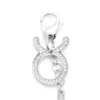 charm taurus Rhinestones ile metal Boğa burcu charm