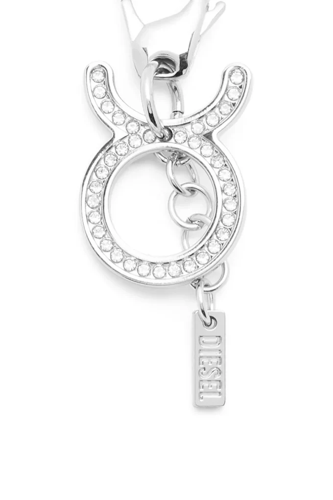 charm taurus Rhinestones ile metal Boğa burcu charm