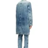 d-aberd-fsh1 Lazerle işlenmiş pamuk-kenevir denim ceket