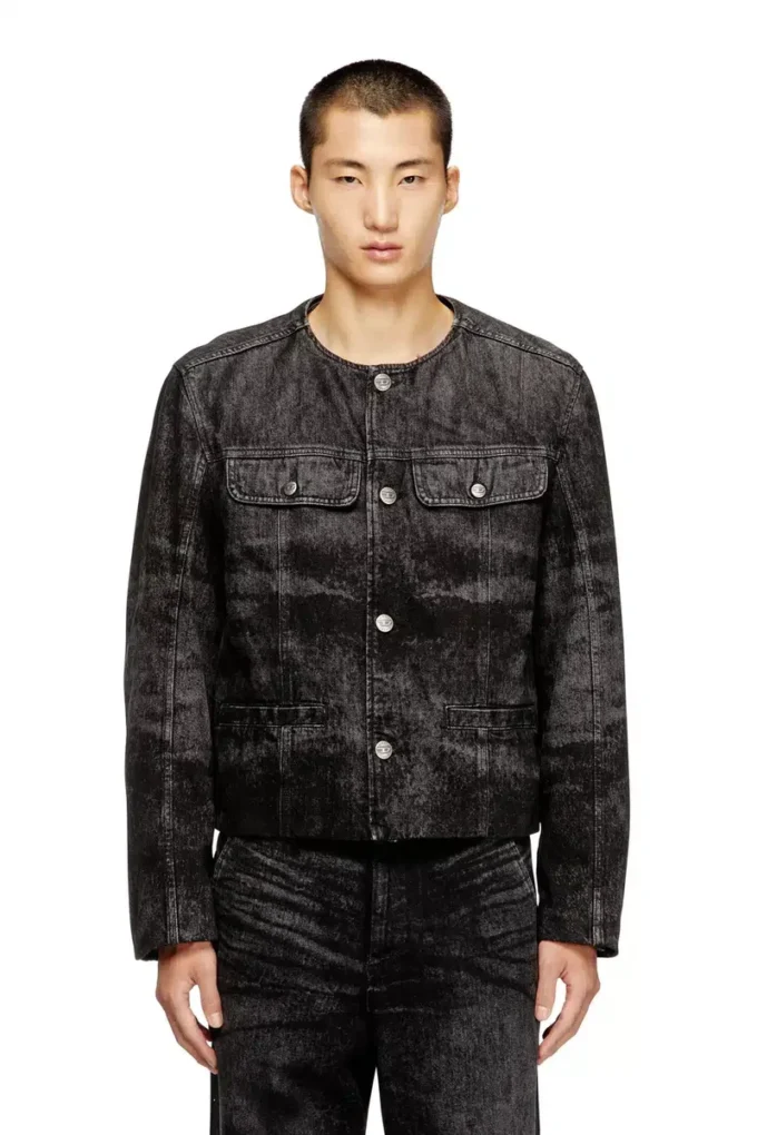 d-aberdeen-fsh2 Lazerle işlenmiş pamuk-kenevir denim ceket