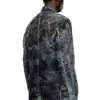 d-bla-dev-fse İnce çizgili devoré denim blazer