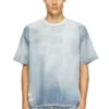 d-box jogg T-shirt, baskılı ağartma efekti JoggJeans