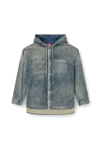 d-dewny-hood-s2 Mermer desenli kaplamalı denim overshirt
