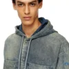 d-dewny-hood-s2 Mermer desenli kaplamalı denim overshirt