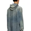 d-dewny-hood-s2 Mermer desenli kaplamalı denim overshirt