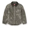d-elmo-fsh Houndstooth dokuma denim ceket