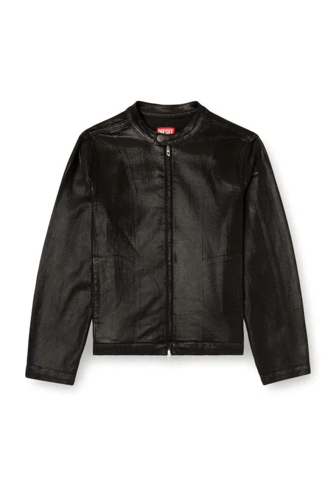 d-glory jogg Parlak kaplamalı JoggJeans Moto ceket