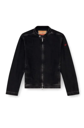 d-glory Temiz yıkamalı denim moto ceket