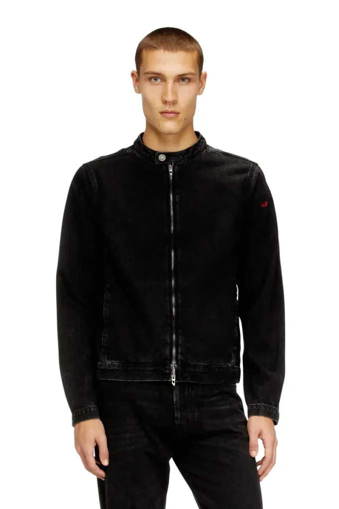 d-glory Temiz yıkamalı denim moto ceket d-glory Temiz yıkamalı denim moto ceket