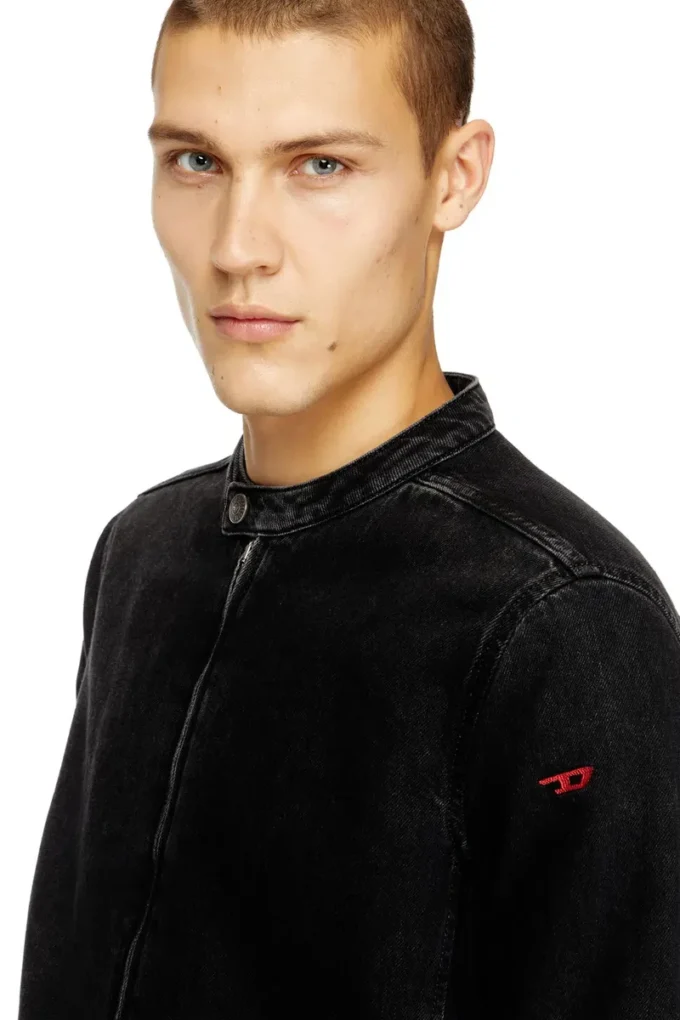 d-glory Temiz yıkamalı denim moto ceket d-glory Temiz yıkamalı denim moto ceket