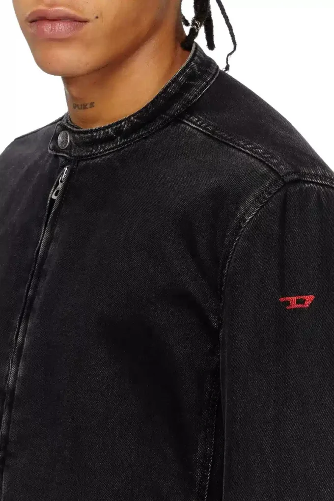 d-glory Temiz yıkamalı denim moto ceket d-glory Temiz yıkamalı denim moto ceket