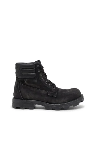 d-hammer bağcıklı D-Hammer-Denim ve deri combat botlar