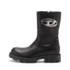 d-hammer bkr d w Parlak deri D-Hammer-Biker botlar