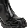 d-hammer bt zip d Oval D burunlu D-Hammer-Leather Chelsea botlar