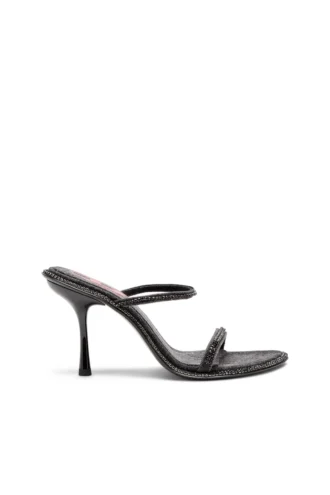 d-havanna sdl D-Havanna-Kristalli denim topuklu terlik