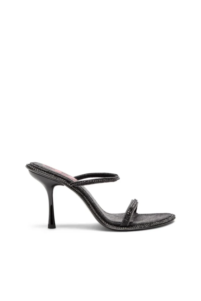 d-havanna sdl D-Havanna-Kristalli denim topuklu terlik