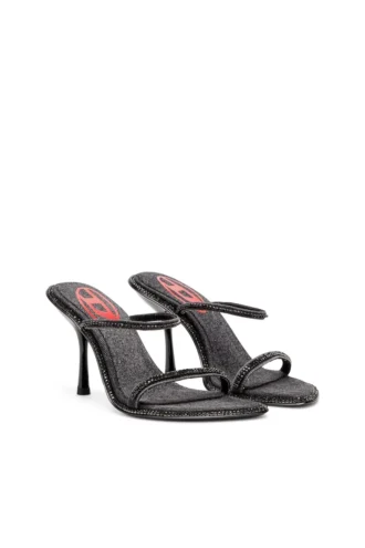 d-havanna sdl D-Havanna-Kristalli denim topuklu terlik