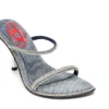 d-havanna sdl D-Havanna-Kristalli denim topuklu terlik