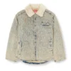 d-ivar-s Floating-thread jakarlı denim ceket