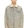 d-ivar-s Floating-thread jakarlı denim ceket