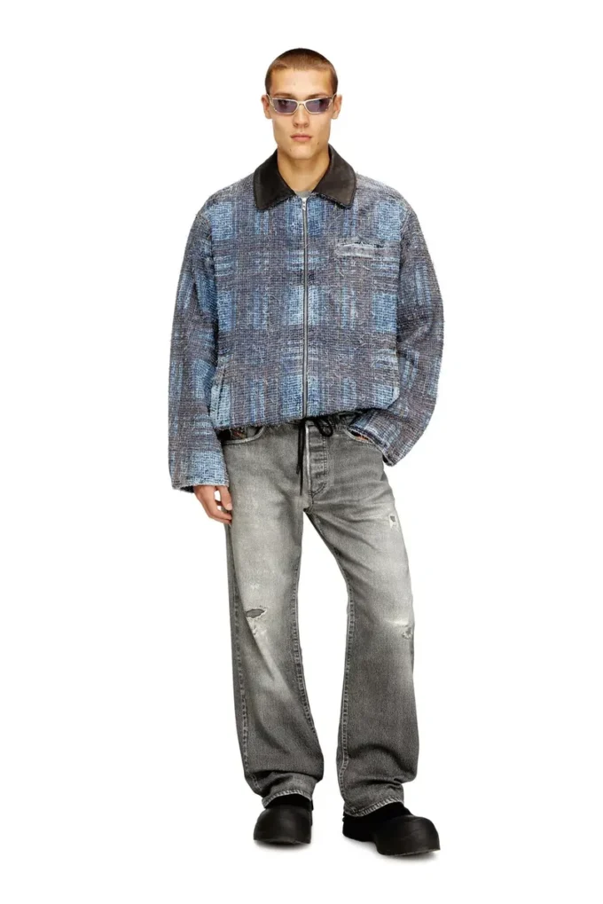 d-ivar-s1 Grafik buklet denim ceket