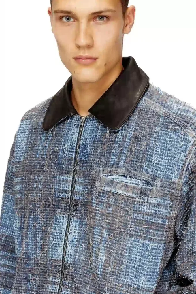 d-ivar-s1 Grafik buklet denim ceket