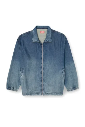 d-krap-s6 Sıvı denim fermuarlı ceket